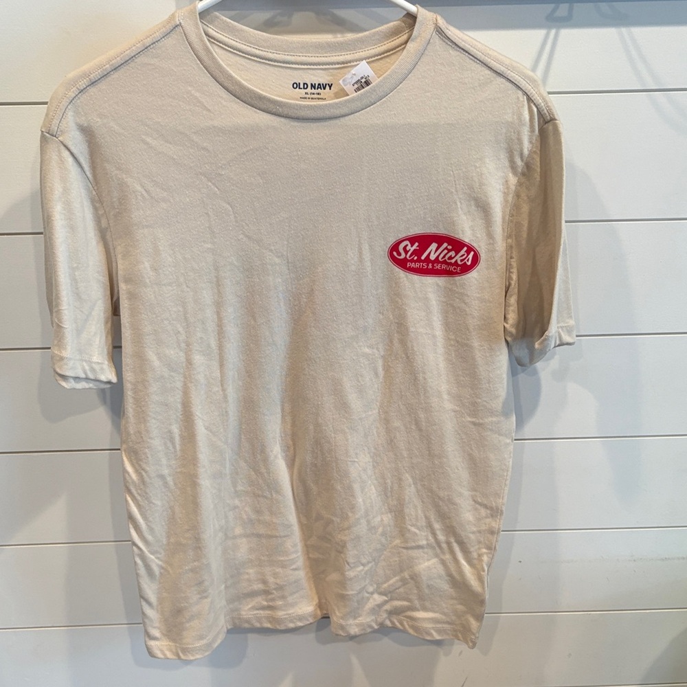 Old Navy Beige Graphic Tee for Boys